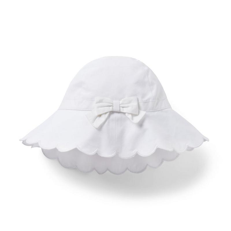 Scalloped Bow Sun Hat - Janie And Jack